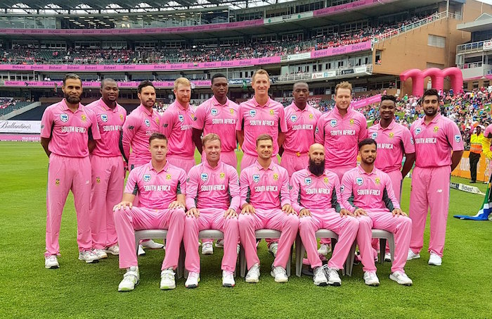Pink Day at the DP Wanderers Stadium, India vs. South Africa 1st International ODI 2023