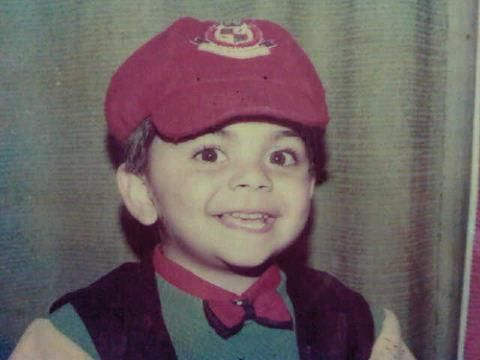 Virat Kohli's childhood image (Image Credit: Pinterest)